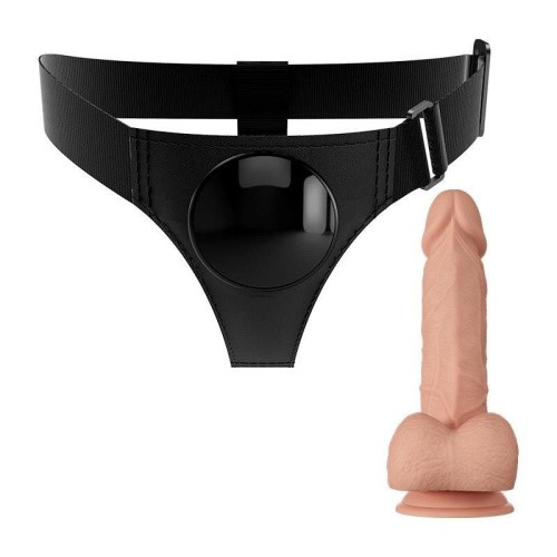 Страпон на ремне Pretty Love - Harness Briefs Jerry 7.6", 21.8 см